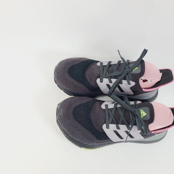 adidas Women's Grey Carbon Ice Purple UltraBoost 21 Running Shoes Size US 7.5 - Picture 3 of 7